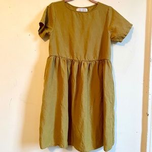 Tradlands Nico Dress in Dried Tobacco